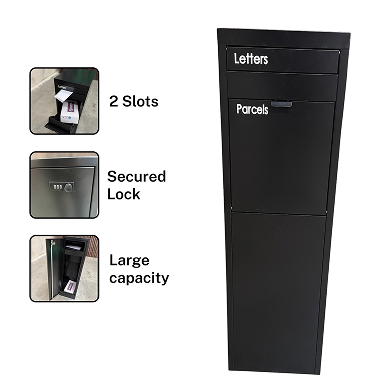 Black Mini Parcel Piller