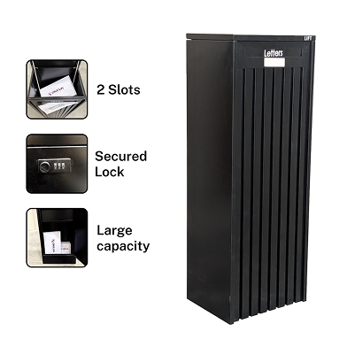 Parcel Pillar Charcoal