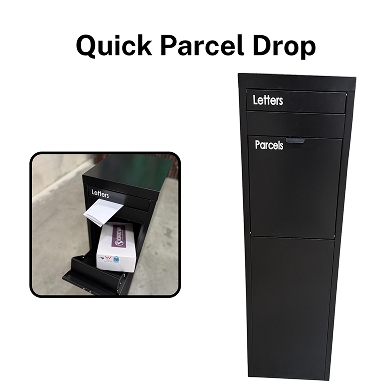 Black Mini Parcel Piller