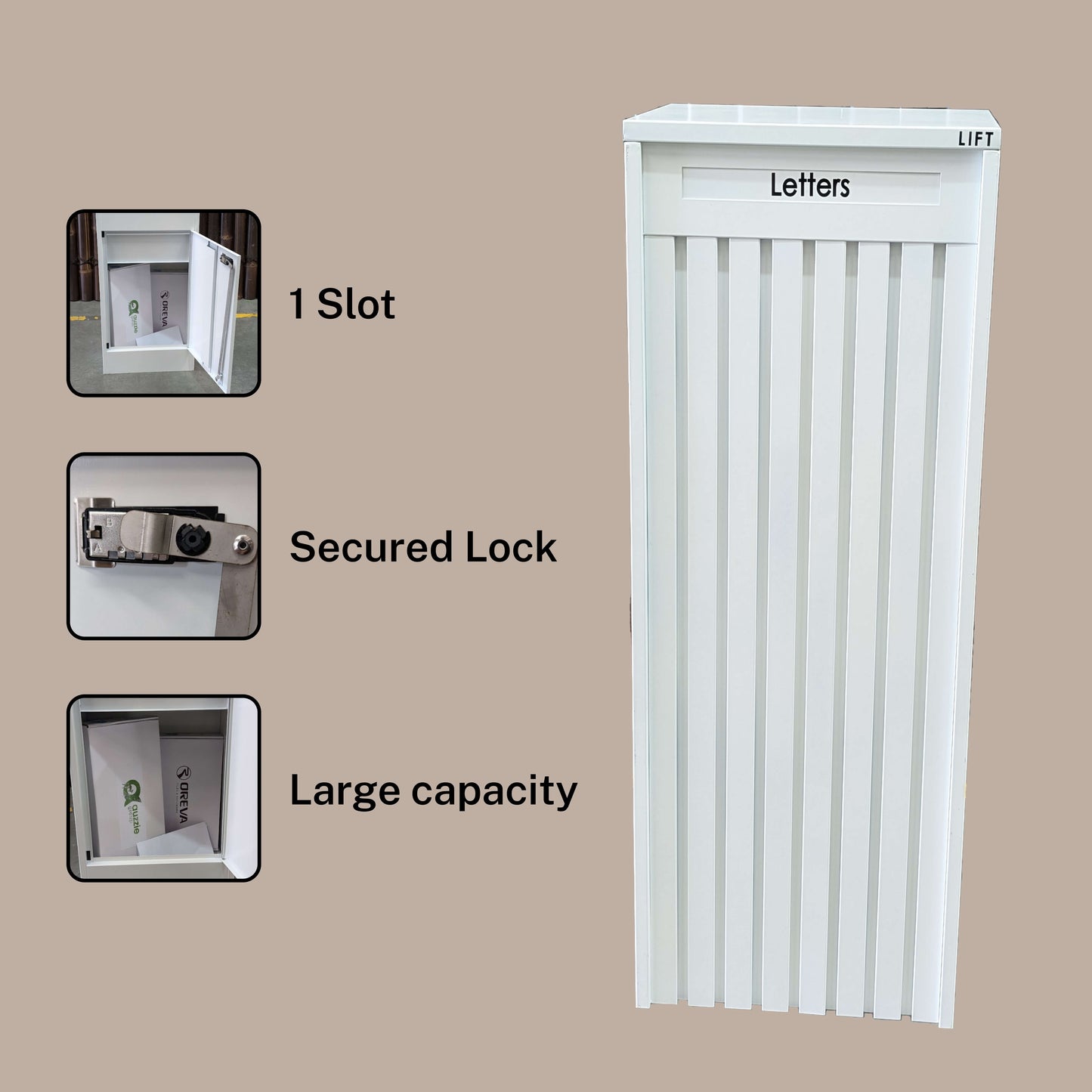 Parcel Piller White