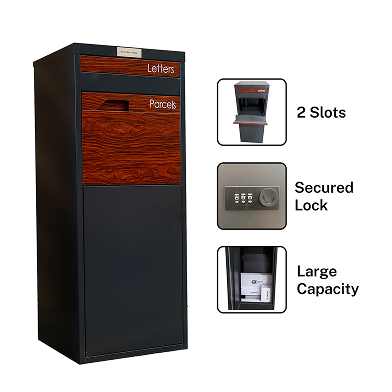 Parcel Pillar Woodern Grain